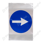 Roll Up Sign & Stand - PVC Waterproof Micro Prisms Tripod Temporary Traffic Signs